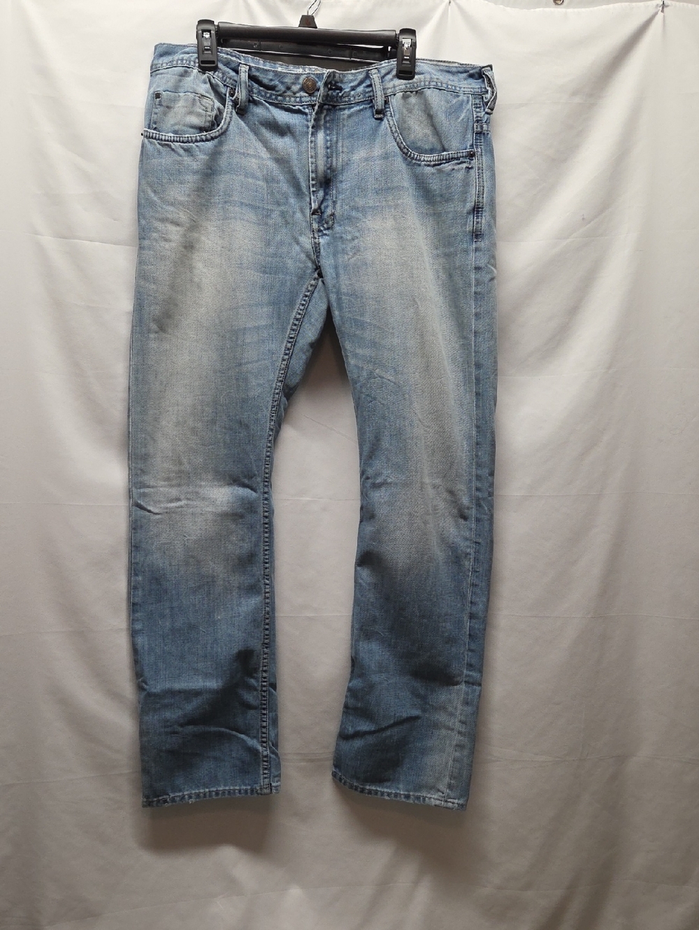 Buffalo David Bitton Men's Light Blue Straight Jeans